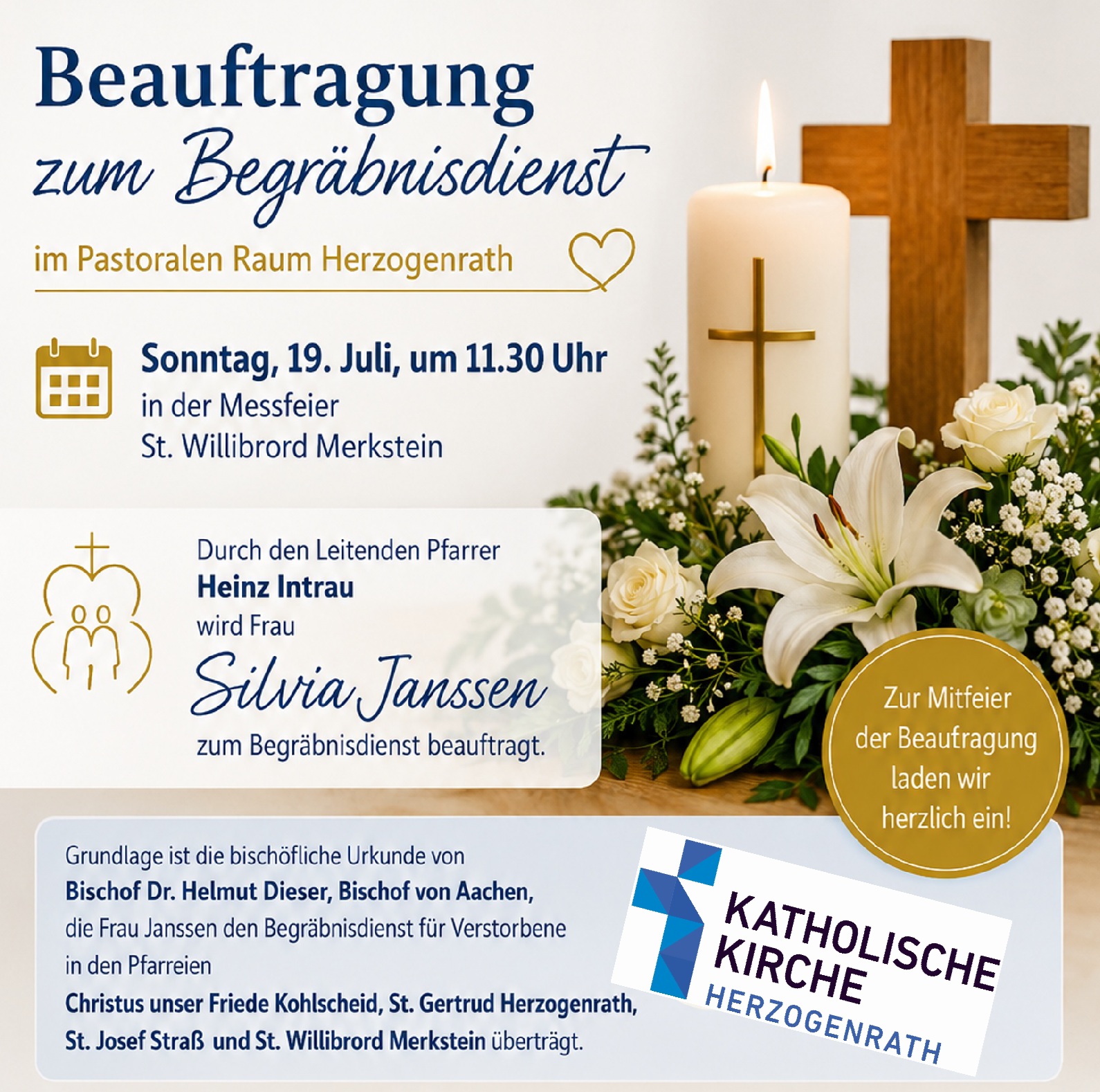 Beauftragung zum Begräbnisdienst (c) Pfarre St. Josef